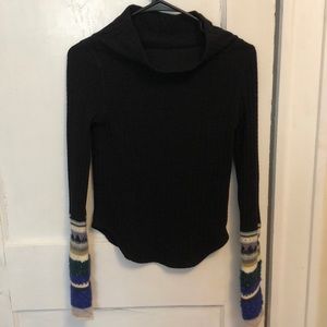 Free People worn once embellished arms sweater